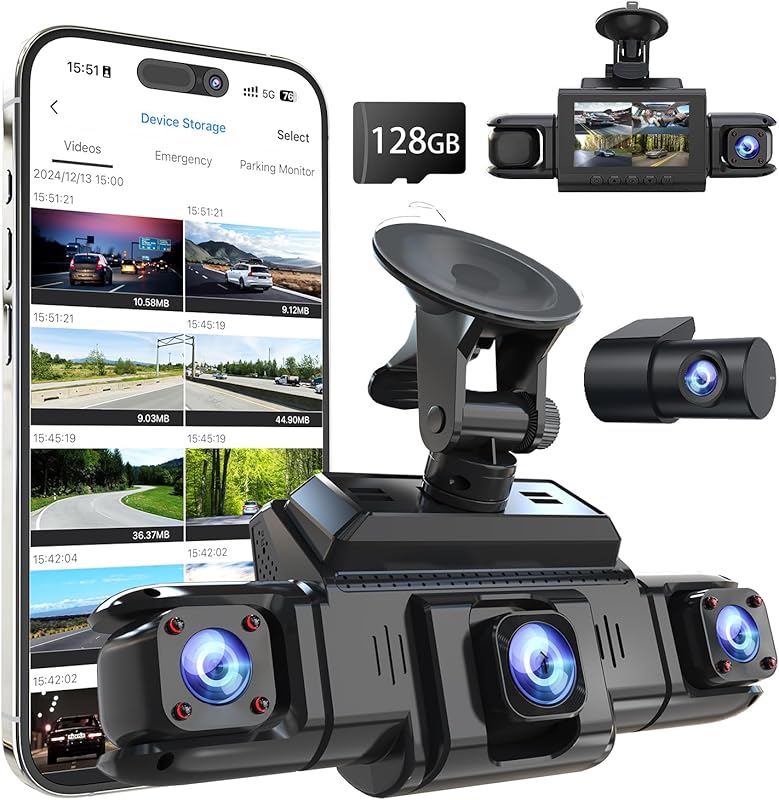 360 View 4 Channel Dash Cam