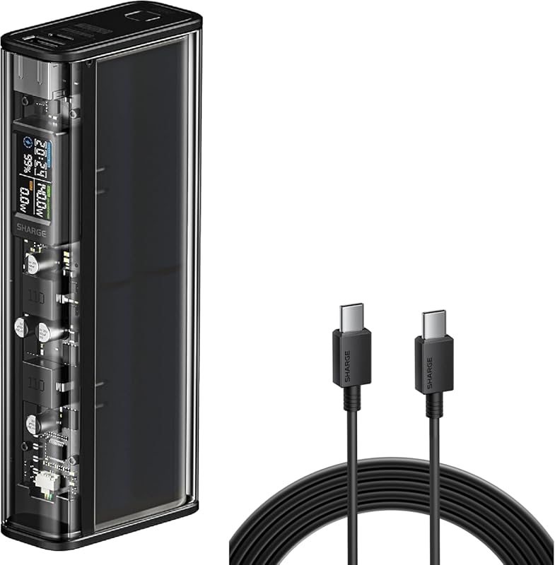 Shargeek 140 Power Bank with 240W USB-C Cable Bundle