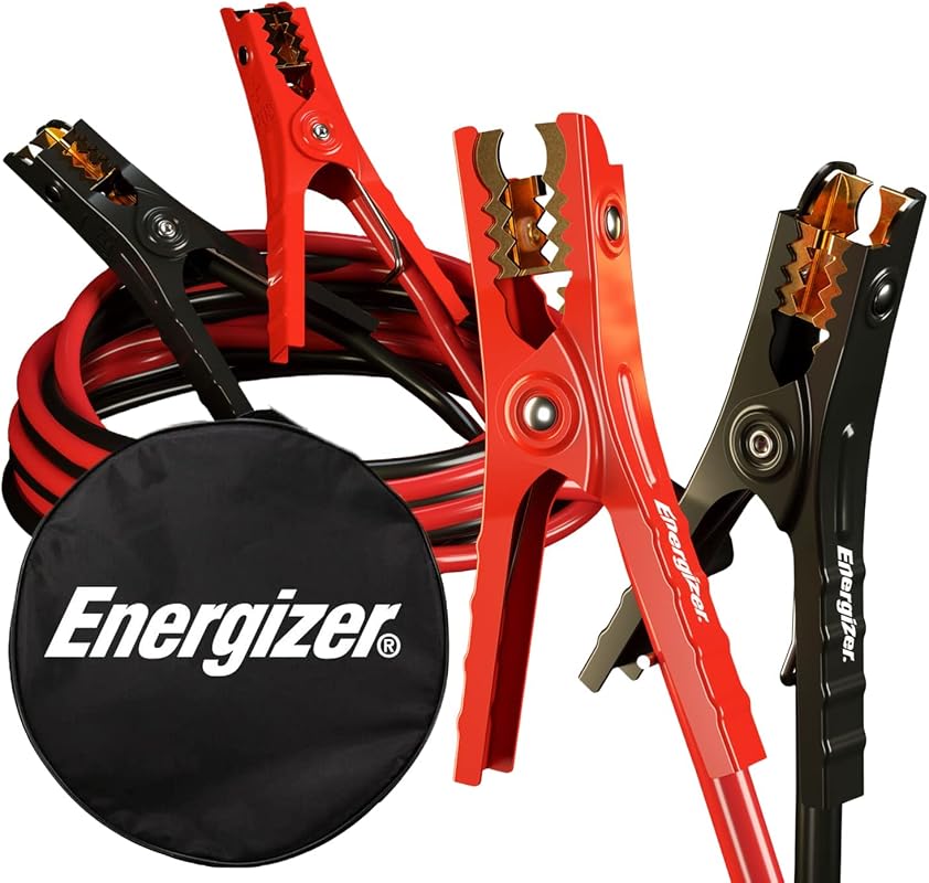 Energizer heavy-duty booster cables with carrying bag