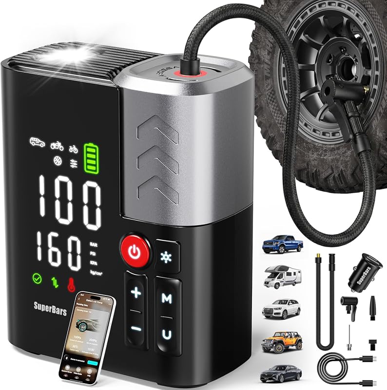 Tire Inflator Portable Air Compressor