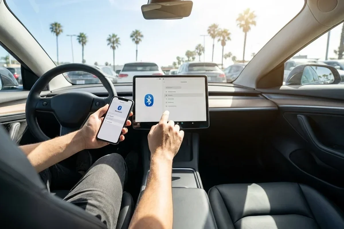 How to Safely Connect Your Phone to a Rental Car Bluetooth System
